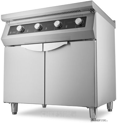 Maxima Fornuis - 4 Branders - Inductie - 70 cm Diep - met Opbergruimte - 09371011