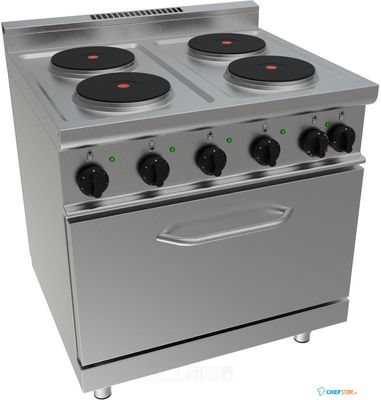 SARO Elektrisch Fornuis met Elektrische Oven Model E7/CUET4LE
