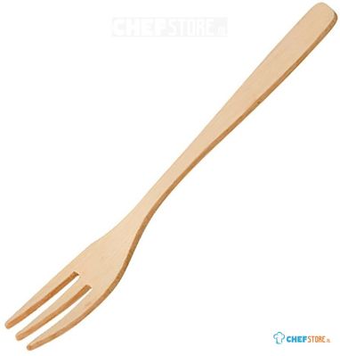 Sier Disposables Mini Vork Bamboe 98mm (doos 200) - HZ713