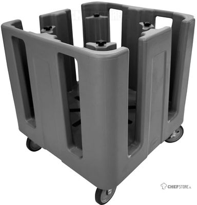 Cambro Compact Verstelbare Bordenwagen Zwart - FU684