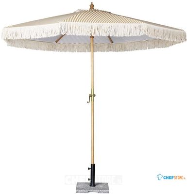 Bolero Sicilië Ronde Gestreepte Parasol met een Diameter van 2 Meter - FU508