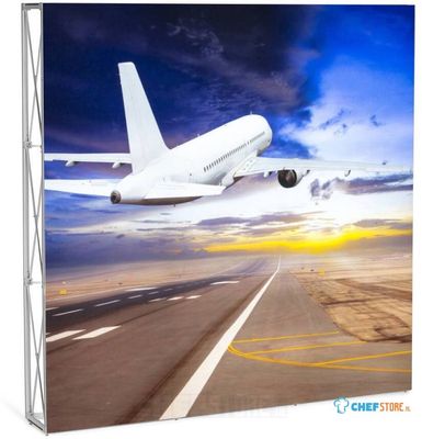 Syna Pop-Up Impress Straight Print Backlit Achterzijde 2 X 3 - IMPR23S-GBLED