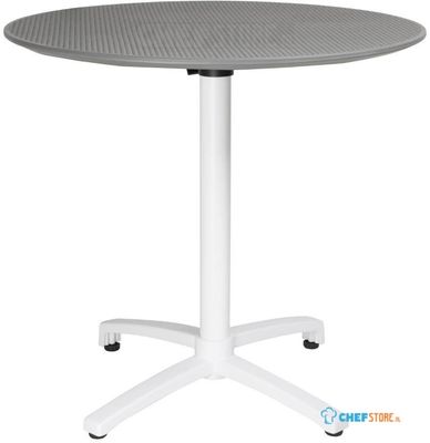 Bolero Opvouwbare Propyleen Tafel 800 Mm Donkergrijs - Bolero FT621