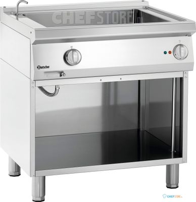 Bain Marie, Elektrisch, Met Onderstel, Aanvoerkraan, Aftapkraan, 2x 2/1 GN, 700 Serie, Bartscher 286302 1