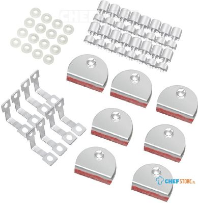 Kit de Fijación de Cristal Polar, Polar AB195 1