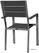 Bolero Valletta Grijze Stoelen met Armleuningen (4 Pack) - HZ022 4