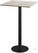 Urban Statafel Zwart Frame + Moonstone HPL 70x70 cm - Essentials 130041377