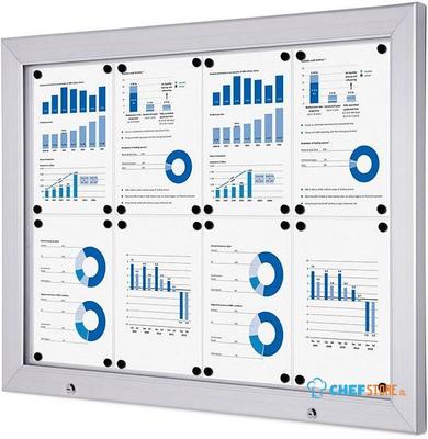 Syna Vergrendelbaar Notitiebord Outdoor Alpha SCA 8 X A4 - SCA8XA4