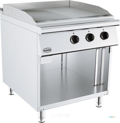 BASE 900 BAKPLAAT ELEK. GERIBD/GLAD - Combisteel 7178.3180 1