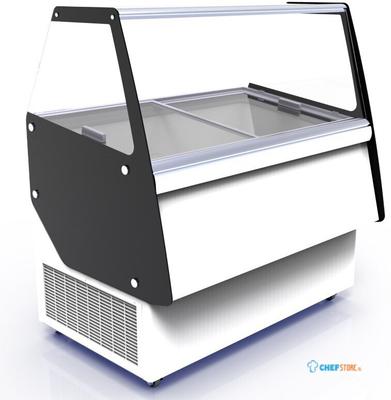 Combisteel Schepijsvitrine Cuba | 13X 5 L | Plus opslagruimte | 7472.0145 1