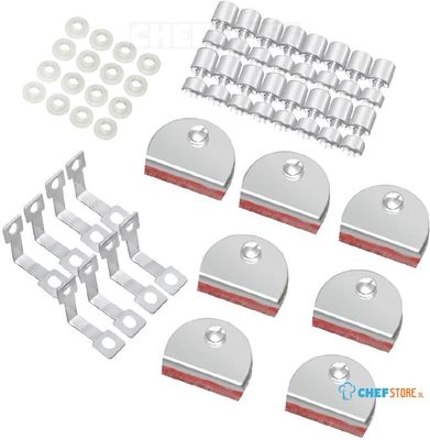 Kit de Fijación de Cristal Polar, Polar AB195