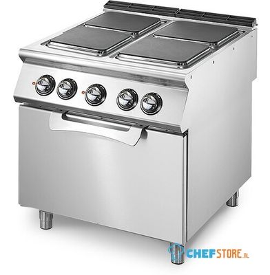 Mastro Electrische Selector Op Statische Electrische Oven Gn 2/1, 4 Vierkante Warme Platen | VS9080CFES 1