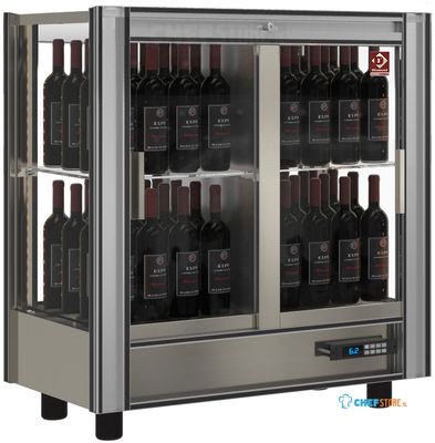 Gekoelde Wijnvitrine Lt. 216 - Doorgeef - Moduleerbaar - Diamond PVV-3/TR-R6 1