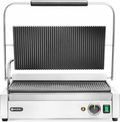 Contactgrill Panini XL, HENDI, 230V/2700W, 548x415x(H)210mm - HENDI 263624 1