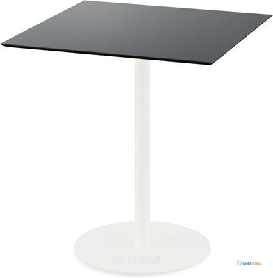Urban Terrastafel Wit Frame + Zwart HPL 70x70 cm - Essentials 130021077