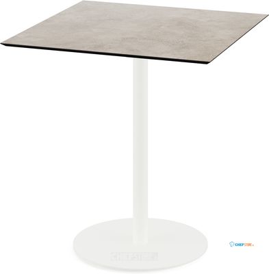 Urban Terrastafel Wit Frame + Moonstone HPL 70x70 cm - Essentials 130021377