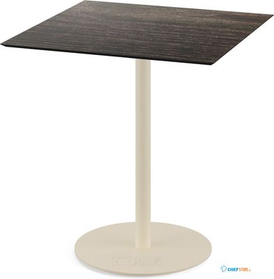 Urban Terrastafel Zand Frame + Riverwashed Wood HPL 70x70 cm - Essentials 130031477
