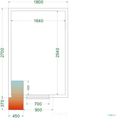 Koelruimte (Compleet met Monoblock) - CRPF1827