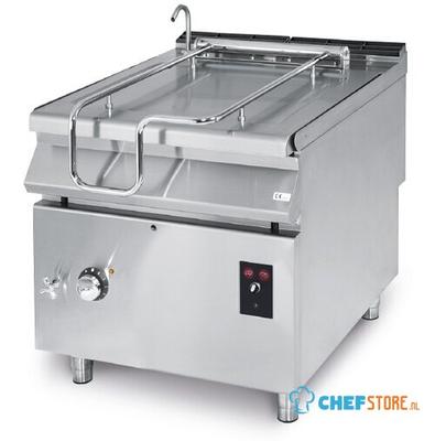 Mastro Electrische Kantelbare Braadpan, Capaciteit: 120 Liter, Roestvrijstalen Bak, Gemotoriseerd | VS90120BREIM 1