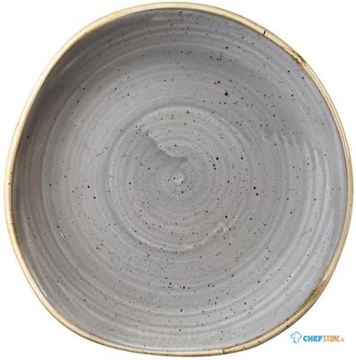 DM459 Churchill Stonecast ronde borden Peppercorn Grey 186mm (12 stuks)