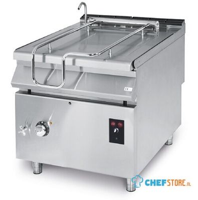 Mastro Electrische Kantelbare Braadpan, Capaciteit: 120 Liter, Roestvrijstalen Bak, Gemotoriseerd | VS90120BREIM 1