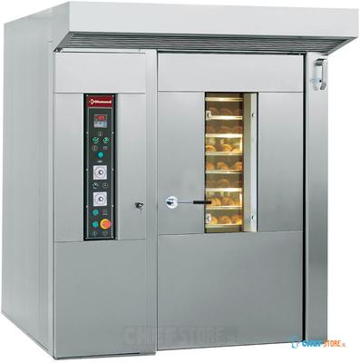 Diamond Oven voor bakkerij en banketbakkerij, ronddraaiend, 15 of 18 Niv.(600x800 mm) | FRM/5E-F 1