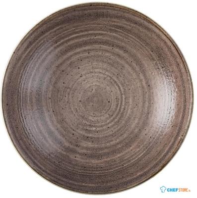 Churchill Stonecast Raw Brown Coupe Schalen 184mm (Pak van 12) - FS851