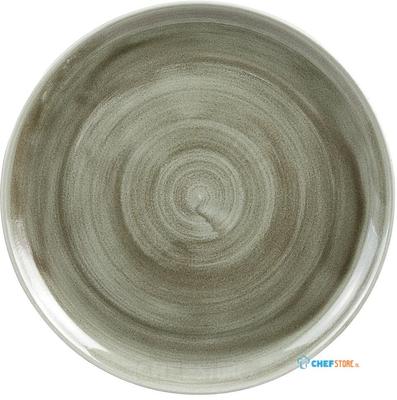 Churchill Stonecast Patina Burnished Green Evolve Coupe Bord 32.4 cm Pak van 6 - HC805