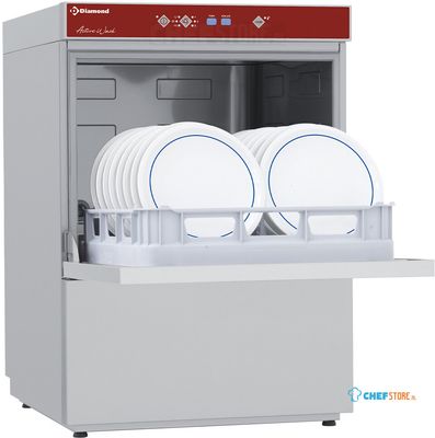 Horeca vaatwasser met afvoerpomp | 50 x 50 cm mand | Active wash | D86/6-PS | Diamond 1