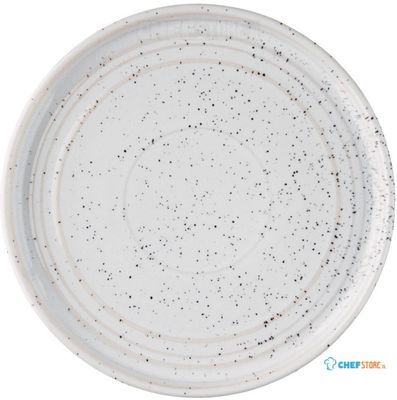 Olympia Cavolo Wit Spikkel Platte Ronde Bord - 180mm (Doos 6) - FD902