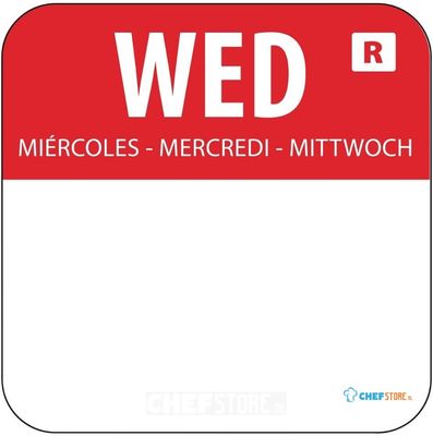 Voedseletiketten Woensdag | Kleurcode Rood | Vogue | L933