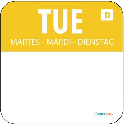 Oplosbare Voedseletiketten | Kleurcode Dinsdag | Vogue | U778