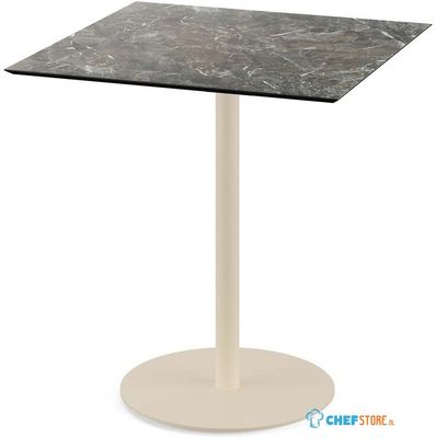 Urban Terrastafel Zand Frame + Galaxy Marble HPL 70x70 cm - Essentials 130031577 1