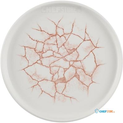 Churchill Studio Prints Kintsugi Coral Borden 220mm (Pak van 6) - CX688