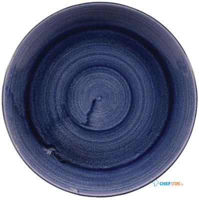 Churchill Stonecast Patina Cobalt Blue Evolve Coupe Bord 26 cm Pak van 12 - FC168