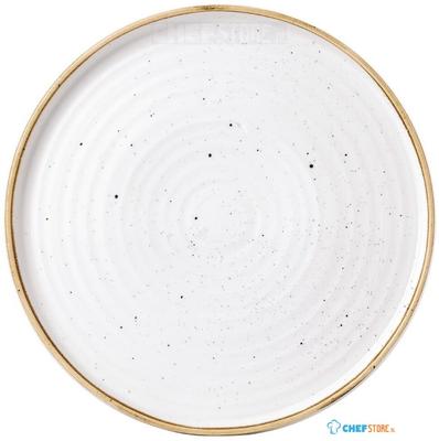 Churchill Stonecast Barley White Bord met Opstaande Rand 27.9 cm Pak van 6 - FJ916