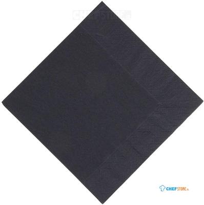 Duni lunch servet 33x33cm zwart | GJ107