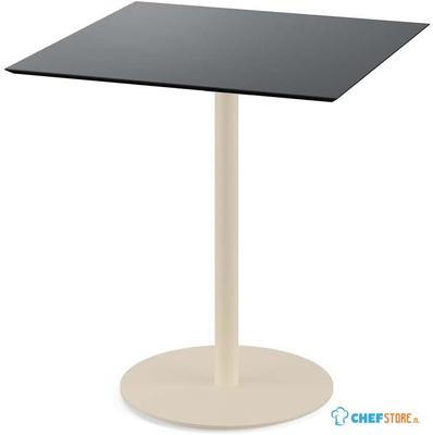 Urban Terrastafel Zand Frame + Zwart HPL 70x70 cm - Essentials 130031077