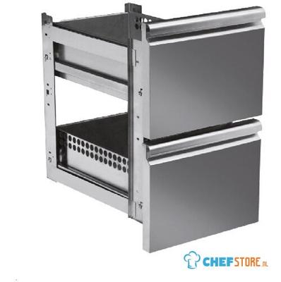 Mastro Ladeset 2X 1/2 Voor Gekoelde Werkbanken Met Diepte 700 Mm | Z/C008QF 1