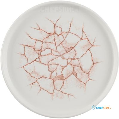 Churchill Studio Prints Kintsugi Coral Borden 220mm (Pak van 6) - CX688