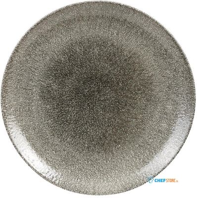 Churchill Raku Quartz Black Evolve Coupe Bord 28.6 cm Pak van 12 - HC767