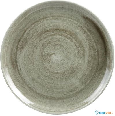 Churchill Stonecast Patina Burnished Green Evolve Coupe Bord 28.6 cm Pak van 12 - HC806