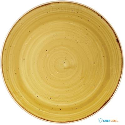 Churchill Stonecast Mustard Lotus Evolve Coupe Bord 21.7 cm Pak van 12 - DF786
