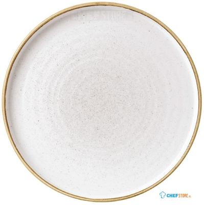 Churchill Stonecast Barley White Bord met Opstaande Rand 25.9 cm Pak van 6 - FC161