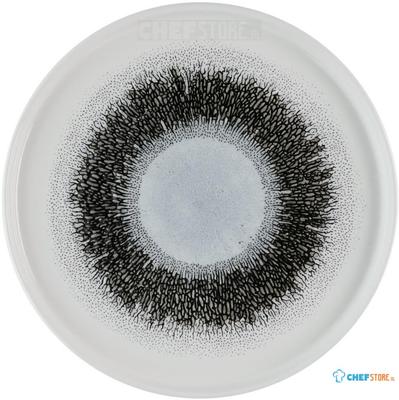 Churchill Super Vitrified Churchill Studio Prints Fusion Black Walled Bord met Opstaande Rand 25.9 cm Pak van 6 - HR305