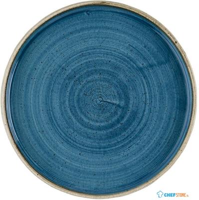 Churchill Super Vitrified Churchill Stonecast Java Blue Bord met Opstaande Rand 21 cm Pak van 6 - HR387