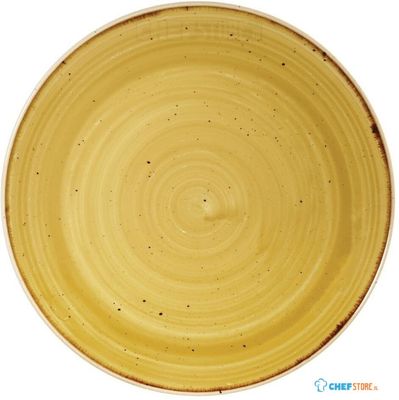 Churchill Stonecast Mustard Lotus Evolve Coupe Bord 21.7 cm Pak van 12 - DF786