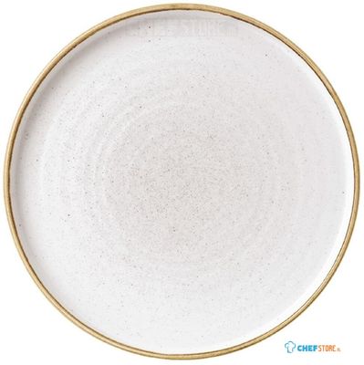 Churchill Stonecast Barley White Bord met Opstaande Rand 25.9 cm Pak van 6 - FC161
