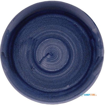 Churchill Stonecast Patina Cobalt Blue Evolve Coupe Bord 28.6 cm Pak van 12 - FC167