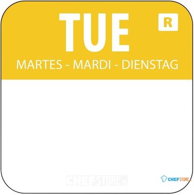 Voedseletiketten Dinsdag | Kleurcode Geel | Vogue | L932